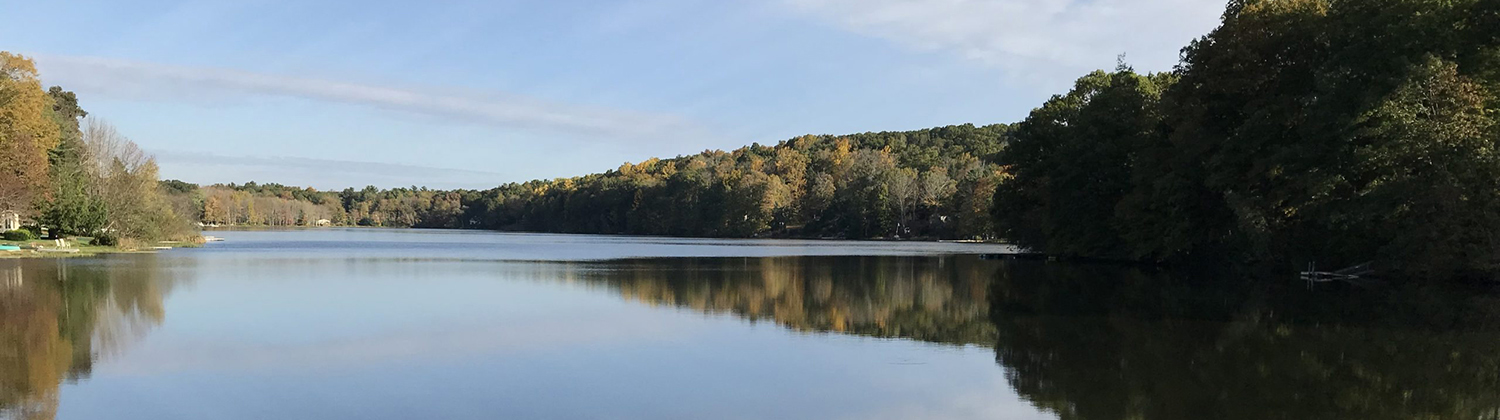 Ashford Lake view from the dam
